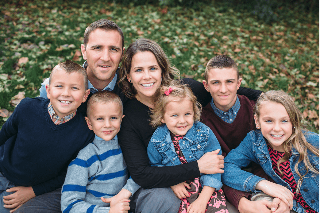 Dr. Aaron Bridge and his family